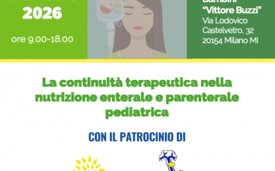 Un Filo per la Vita patrocina il corso ECM sulla continuità terapeutica nella Nutrizione Artificiale Pediatrica